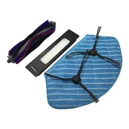 Основна щітка, 2 бічні щітки, фільтр, ганчірка з мікрофібри на робот-пилосос миючий Samsung VR3MB77312K/UK