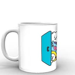 Кухоль GeekLand БТ21 звірі BT21 BTS 02.48 330 мл білий