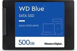 Накопитель SSD Western Digital Sata 2.5" 500Gb WD Blue 480 512 (WDS500G3B0A)