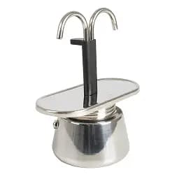Кавоварка гейзерна Bo-Camp Stainless Steel 2-cups Silver срібляста (2200545) - мініатюра 5