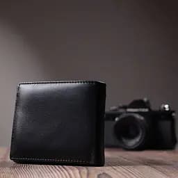 Чоловіче портмоне з натуральної шкіри ST Leather 22734 чорне - мініатюра 10