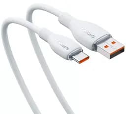 Кабель Baseus Pudding Series Fast Charging Cable USB to Type-C 100W 1.2m P10355703221-00 White - мініатюра 4