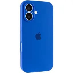 Чохол Epik Silicone Case Full Camera Protective AA для Apple iPhone 16, 6.1 Синій/Capri Blue