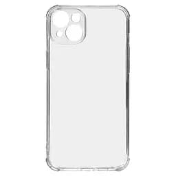 Прозрачный чехол для Apple iPhone 15 Plus с защитой камеры и усиленными бортами, тонкий, силиконовый, бесцветный, ударопрочный, противоударный бампер с закрытой камерой, ArmorStandart (ARM70846)