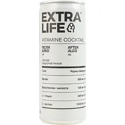 Напиток Extra Life Vitamine cocktail После алко черная смородина 250 мл 