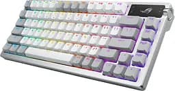 Клавіатура бездротова Asus ROG Azoth RGB WL BT White (90MP031A-BKUA11) - мініатюра 7