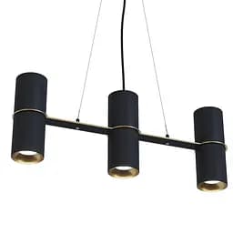 Люстра BINO 5M, PikArt арт. 30777 Золотий/чорний