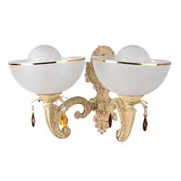 Бра Brille BKL-176W/2 спрямованого світла настінне накладне бароко White BG