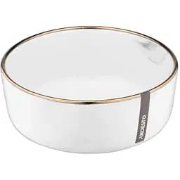 Салатник керамический Ardesto 15.6 см Marmo белый AR2916MRW