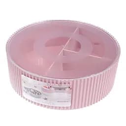 Органайзер для кришок Offtop, 3 секції, рожевий (862017)