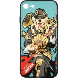 Чохол-накладка PUZOO TPU with UV Printing Punk Phone iPhone 7/8/SE 2020 Ligjt Green