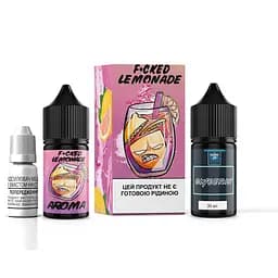 Набір компонентів для самозамісу заправки сольової заправки для вейпу Fucked Mix Salt 30 мл, 0-25 мг Lemonade Рожевий лимонад (15505)