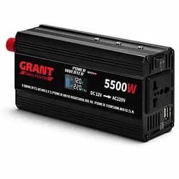 Автомобільний інвертор із LCD-екраном GRANT Power Maxx 5500 W (12 V → 220 V)
