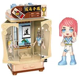 Детский конструктор Девочка с комнатой Bambi 34012 с аксессуарами Спортсменка