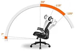 Ігрове крісло Cougar Speeder One White (SPEEDER ONE White) - мініатюра 9