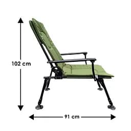 Крісло складне рибальське для лову коропа Heckermann DS-CS01 - мініатюра 4