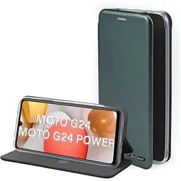Чехол-книжка BeCover Exclusive для Motorola Moto G24/G24 Power Dark Green (710728)