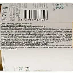 Вино Tenuta di Corte Giacobbe Pinot Grigio delle Venezie DOC біле сухе 0,75 л - мініатюра 4