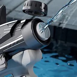 Водяний автомат DK Shark Water Gun 185-68 Grey [138761] - мініатюра 3