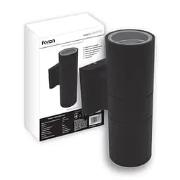 Архитектурный накладной светильник Feron DH0702 под лампу черный