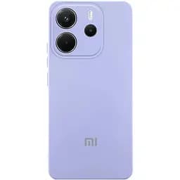 Чохол Lakshmi Silicone Cover Full Camera (AA) with logo для Xiaomi Redmi Note 14 4G (Int. version) Бузковий / Dasheen