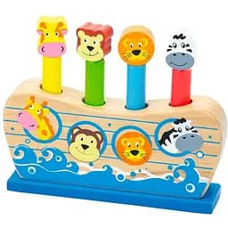 Деревянный сортер Viga Toys Веселый ковчег (50041)