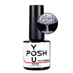 Гель-лак для нігтів світловідбиваючий YouPOSH De Luxe Hit світло-синій 7 мл №3