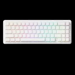 Клавіатура Attack Shark X65 HE Contours Side Printed RGB White (AS-X65-HEMS-CSP-WH) - мініатюра 1