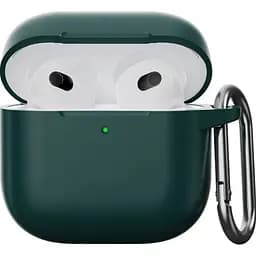 Чехол для наушников ArmorStandart Hang Case для AirPods 4 Dark Green (ARM81280) [118645]