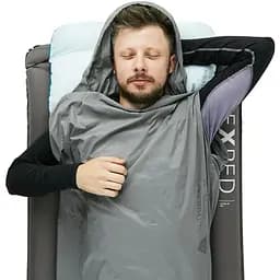 Вкладиш для спальника Rock Front Ultraliner S Сірий (1090-rf17367) - мініатюра 6