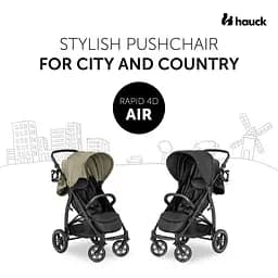 Прогулянкова коляска Hauck Rapid 4D Air Olive, оливкова (14849-5) - мініатюра 11