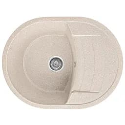 Мийка кухонна Valetti 32N гранітна 610х465 мм бежева