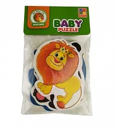 Бебі пазли Vladi Toys Зоопарк укр. мова, 16 елементів (VT1106-85)