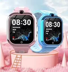 Дитячий смарт годинник D-47, GPS геолокація, 4G SIM-карта, відеодзвінки, камера, прослуховування, кнопка SOS Наручний розумний годинник для дітей Чорний - мініатюра 6