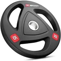Набір олімпійський Hop-Sport PRO 125кг з грифом 220см - мініатюра 7