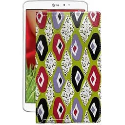 Чехол StatusCASE из экокожи для планшета LG G Pad 8.3 v500 Камни-цветные