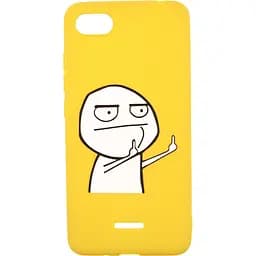 Чохол-накладка Toto Cartoon Soft Silicone TPU Case Xiaomi Redmi 6A FK2 Yellow