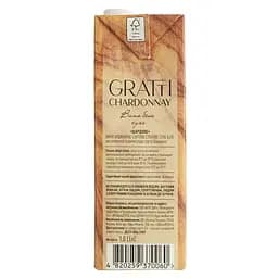 Вино Gratti Chardonnay біле сухе 1 л - мініатюра 4
