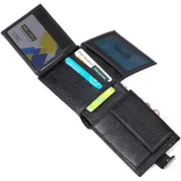 Чоловічий шкіряний гаманець Bond 11,5х9х2 см acs0028277 - мініатюра 6