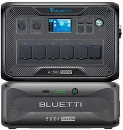 Зарядна станція Bluetti AC500 + B300K Expansion Battery