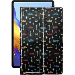Чохол StatusCASE з екошкіри для планшету Honor Pad V6 Фешн чорний