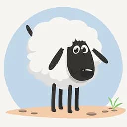 Набор для росписи ArtCraft Овца по номерам 30х30 см (15032-AC)