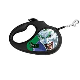 Повідець-рулетка для собак Waudog R-leash малюнок Джокер Зелений XS до 12 кг 3 м світловідбиваюча стрічка