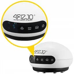 Масажна вакуумна банка 4FIZJO акумуляторна з ІЧ прогріванням 4FJ0516 White (P-5907739318688) - мініатюра 7