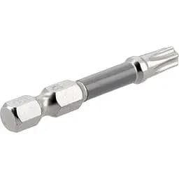 Насадка викруткова Yato Torx T30х50 мм HEX 1/4 покрита нікелем 2 шт. (YT-78035) - мініатюра 2