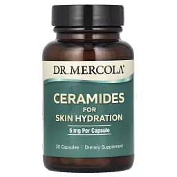 Керамиды для увлажнения кожи Dr. Mercola Ceramides For Skin Hydration 30 капсул 5 мг
