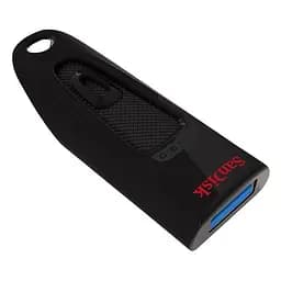 Флеш-накопичувач Sandisk USB 3.0 Ultra 128Gb (130Mb/s) Black (SDCZ48-128G-U46) - мініатюра 2