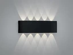 LED фасадне бра чорне Diasha DFB-3205BK
