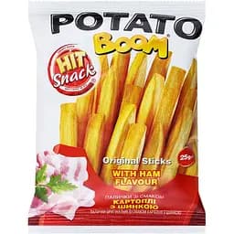 Палочки Potato Boom Hit snack с ветчиной 25 г