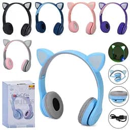 Дитячі навушники P47 з вушками Bluetooth (В асортименті) - мініатюра 2